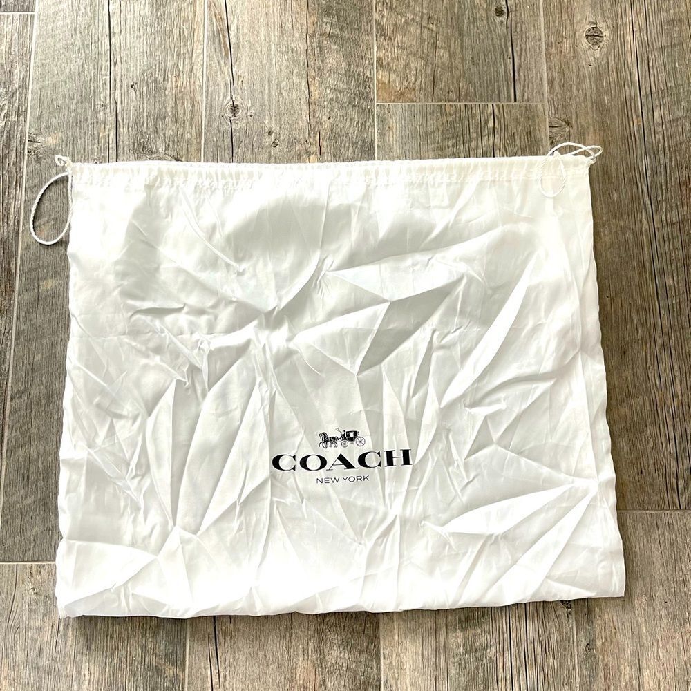 Authentic Large Coach Dust Bag New